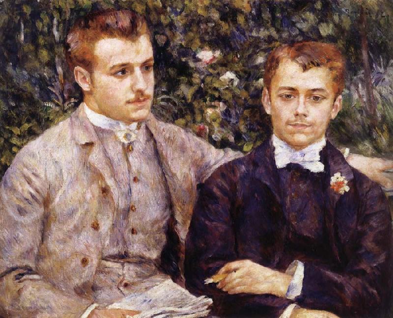 Pierre Renoir Charles and Georges Durand-Ruel Norge oil painting art